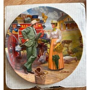Edwin Knowles "I Cain't Say No" Plate Oklahoma Musical Collector Series